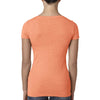 Next Level Women Vintage Light Orange Triblend Scoop Tee