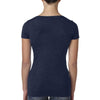 Next Level Women Vintage Navy Triblend Scoop Tee