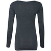 Next Level Women's Vintage Navy Triblend Long-Sleeve Scoop Tee