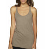 Next Level Women's Venetian Gray Triblend Racerback Tank