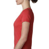 Next Level Women's Vintage Red Triblend Deep-V Tee