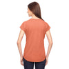 Anvil Women's Heather Bronze Triblend V-Neck T-Shirt