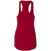 Next Level Women's Red Terry Racerback Tank