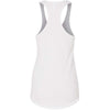 Next Level Women's White Terry Racerback Tank