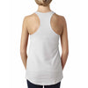 Next Level Women's White Terry Racerback Tank