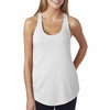 Next Level Women's White Terry Racerback Tank