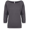 6951-next-level-women-dark-grey-tee
