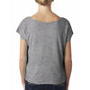 Next Level Women's Heather Gray Terry Dolman Tee