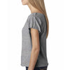 Next Level Women's Heather Gray Terry Dolman Tee
