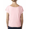 Next Level Women's Light Pink Terry Dolman Tee