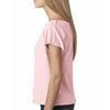 Next Level Women's Light Pink Terry Dolman Tee