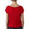 Next Level Women's Red Terry Dolman Tee