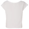 Next Level Women's White Terry Dolman Tee