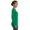Anvil Women's Heather Green Mid-Scoop French Terry Sweatshirt