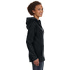 Anvil Women's Black Hooded French Terry Sweatshirt