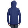 Anvil Women's Heather Blue Hooded French Terry Sweatshirt