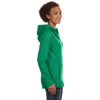 Anvil Women's Heather Green Hooded French Terry Sweatshirt
