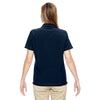 North End Women's Navy Excursion Crosscheck Woven Polo
