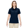 North End Women's Navy Excursion Crosscheck Woven Polo