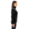 North End Women's' Black Microfleece Jacket