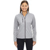 North End Women's Platinum Trace Printed Fleece Jacket