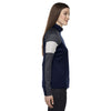 North End Women's Classic Navy Quick Performance Interlock Half-Zip Top