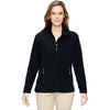 North End Women's Black Excursion Trail Fabric-Block Jacket
