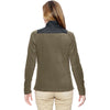 North End Women's Dark Oakmoss Excursion Trail Fabric-Block Jacket