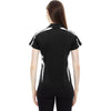 North End Women's Black Accelerate Performance Polo