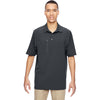 North End Men's Graphite Excursion Crosscheck Performance Woven Polo