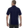 North End Men's Classic Navy Fuse Colorblock Twill Shirt