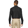 North End Men's Black Paramount Twill Checkered Shirt