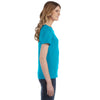 Anvil Women' Caribbean Blue Lightweight T-Shirt