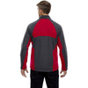 North End Men's Black Silk Performance Stretch Wind Shirt