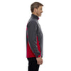 North End Men's Black Silk Performance Stretch Wind Shirt