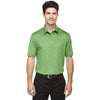 North End Men's Valley Green Maze Performance Stretch Embossed Print Polo