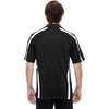 North End Men's Black Accelerate Performance Polo