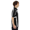 North End Men's Black Accelerate Performance Polo