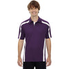 North End Men's Mulberry Purple Accelerate Performance Polo