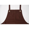 Identitee Chocolate Brooklyn Canvas Bib Apron