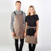 Identitee Sage Green/ Black Brooklyn Canvas Bib Apron