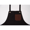 Identitee Black/ Chocolate Jimmy Waist Apron