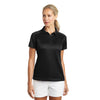 Nike Women's Black Dri-FIT Pebble Texture Polo