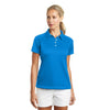 Nike Women's Photo Blue Dri-FIT Pebble Texture Polo