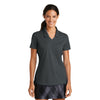 Nike Women's Anthracite Dri-FIT Micro Pique Polo