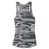 Alternative Women's Grey Camo Meegs Eco-Jersey Racer Tank