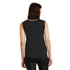 Alternative Women's Black Cap Sleeve Satin Jersey Crew T-Shirt