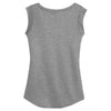 Alternative Women's Heather Grey Cap Sleeve Satin Jersey Crew T-Shirt