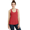 Alternative Women's Red Backstage Vintage 50/50 Tank