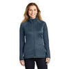 The North Face Women's Urban Navy Heather Canyon Flats Stretch Fleece Jacket